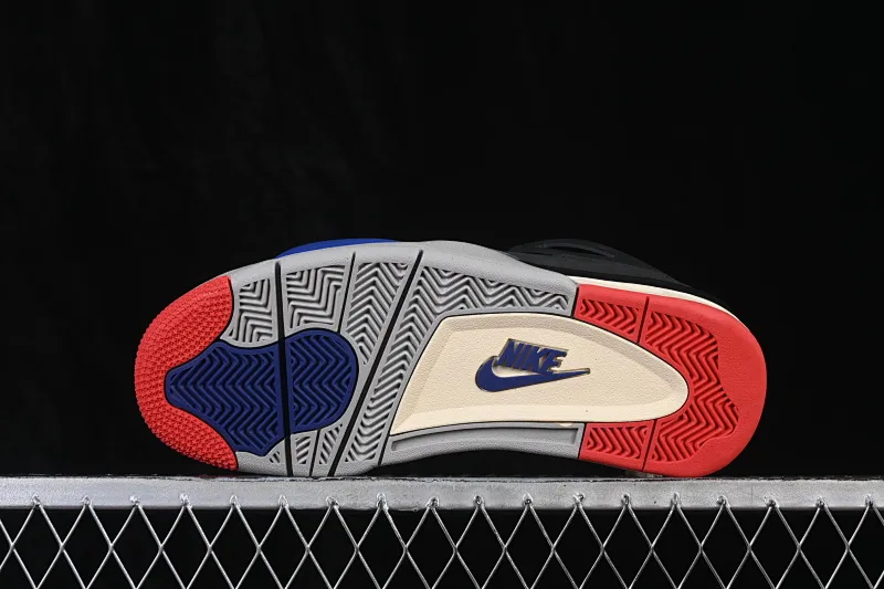 All categories Air Jordan Jordan series basketball shoes Air Jordan 4 X version Air Jordan 4 Retro "Lase" AJ4 Joe 4 black gray blue color FV5029-003